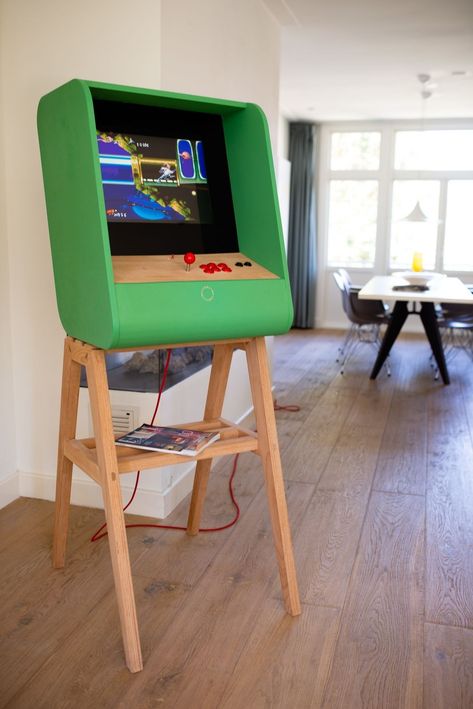 WE LOVE RETRO GAMING VISIT US FOR THE BEST GAMER ARCADE CLASSIC T-SHIRTS  tinyurl.com/sxpqt2x Custom Arcade Cabinet, Arcade Ideas, Arcade Cabinet Plans, Retro Pi, Diy Arcade Cabinet, Diy Arcade, Arcade Console, Retro Arcade Machine, Arcade Retro