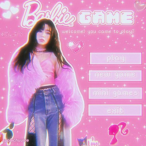 Irene barbie pink y2k mcbling cyber video game edit | applechuuice Video Game Edit, Game Edit, Barbie Games, Pink Games, Y2k Mcbling, Pink Y2k, Y2k Pink, Mini Games, News Games