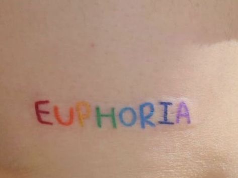 Euphoria Tattoo, Kpop Tattoo, Model Tattoos, 16 Tattoo, Bts Tattoos, Hamsa Tattoo, Kunst Tattoos, Handpoke Tattoo, Tiny Tattoo