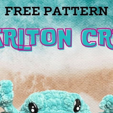 Katy’s Cute Crochet Co on Instagram: "FREE crab 🦀 pattern!
I’ve updated my Carlton crab pattern for you all! 

Big thank you to @hooked.by.katelyn for being a last minute tester and I can’t forget my OG testers, who made Carlton come to life initially:

@darthkreasyons 
@infinitely.knotted 
@nicollame.crowchet 
@_theplushieplace 

Tag me in your makes and don’t forget to give credit to @katyscutecrochet when sharing the pattern.

Happy crocheting 🫶🏼

#carltonthecrab #crabcrochet #crabbie #freepattern #freecrochetpattern #freeamigurumipatterns #amigurumi #marketmakes #underthesea #sebastian #katyscutecrochet @free_amigurumi_ @pattern_free_crochet @crochet_toys_patterns" Crochet Toys Patterns, Amigurumi Free Pattern, Summer Crochet, Yarn Art, Amigurumi Crochet, Stuffed Toys Patterns, Cute Crochet, Crochet Tutorial, Amigurumi Pattern