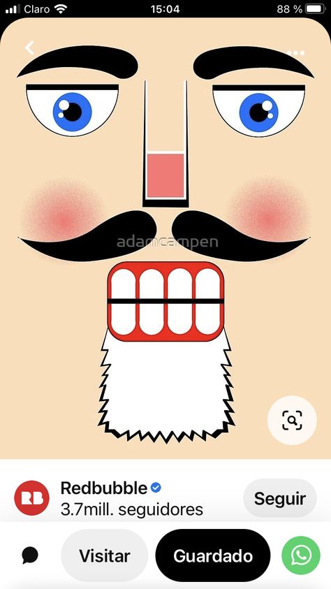 Nutcracker Face Template, Unusual Christmas Ornaments, Ideas Navideñas, Face Template, Ideas Navidad, Holiday Painting, Diy Gnomes, Christmas Crafts Decorations, Christmas Deco