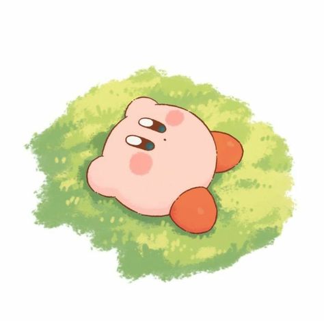 Kirby illustration✩.*˚ Kirby, Internet, Green