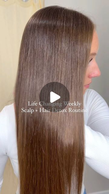 Monique on Instagram: "why you NEED to do a weekly hair + scalp detox👇🏼
.
A lot of the products we use throughout the week buildup on your hair and form a layer on your hair strands. Dimethicone (which is a silicone) is a really popular ingredient used in SO many common hair products, like blow dry primers, conditioners, leave-in conditioners, hair serums, hair oils, shampoos, etc. These type of ingredients do have some benefits, like giving your hair that silky shine and amazingly soft/smooth touch, but they also do buildup overtime. Think of it sort of like a raincoat layer on your hair, which means no nourishing products can actually be absorbed into your hair unless that product buildup is removed. 
.
So, when you’re using a hydrating conditioner and applying a nourishing hair mask i Scalp Detox For Buildup, Nourishing Hair Mask, Hair Serums, Hair Detox, Hair Oils, Hair Strands, Hair Shine, Hair Scalp, Hair Strand