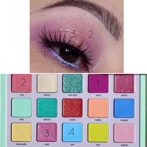 Natasha Denona Makeup Looks, Natasha Denona Pastel Palette, Natasha Denona Pastel Palette Looks, Eyeshadow 2023, Pictorial Makeup, Makeup 2022, Makeup 2024, Makeup Practice, Pastel Eyeshadow