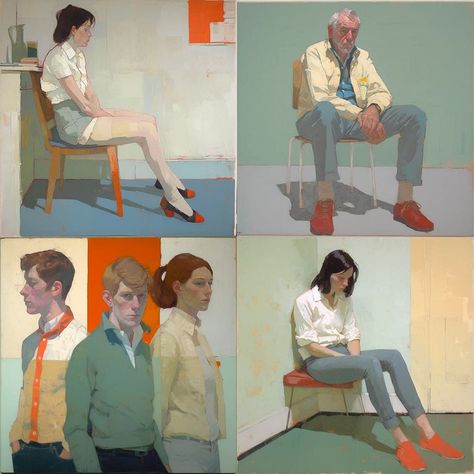 Euan Uglow Midjourney style | Andrei Kovalev's Midlibrary 2.0 Uglow Euan, Euan Uglow, Painting Portraits, Mood Style, Hieronymus Bosch, Cyberpunk Character, Anatomy Art, Canvas Paper, Figurative Art