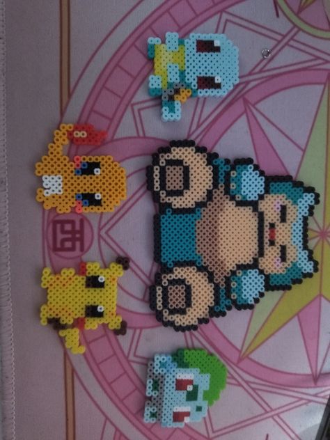 Hamma Beads Ideas Pokemon, Pokemon Melty Beads, Pokemon Fuse Beads, Bluey Perler Beads, Perler Bead Animals, Hama Beads Anime, Naruto Perler Beads, Perler Bead Patterns Pokemon, Perler Bead Characters