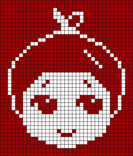 Alpha pattern #169766 | BraceletBook Cute Pixel Art Crochet, Sonny Angel Alpha Pattern, Crochet Tapestry Grid Pattern, Sanrio Grid Pattern, Kuromi Alpha Pattern, Alpha Graph Patterns, Simple Alpha Patterns Small, Wall Hanging Alpha Pattern, Crochet Red Yarn