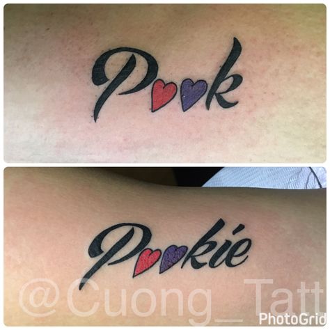 Pookie Tattoo, Best Friend Matching Tattoo, Cat Tattoo Idea, Best Friend Matching, Cat Tattoo Ideas, Baby Tattoo, Cat Tattoos, Leg Tattoo Men, Style Tattoo