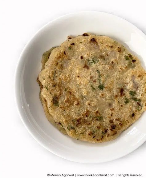 Sooji Chilla (Savoury Semolina Pancakes) - Hooked on Heat Kale Chane Recipe, Semolina Pancakes, Semolina Recipe, Savoury Pancakes, Cilantro Chutney, Recipe Web, Savory Pancakes, Green Chutney, Indian Breakfast