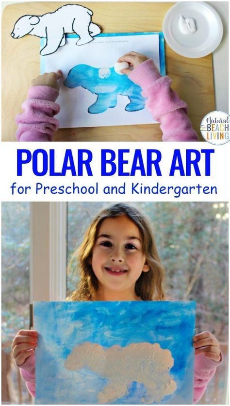 This Polar Bear Art for Preschoolers is an easy activity to add to your winter animal theme. Polar Bear Craft for Preschoolers and Arctic Activities for Preschoolers all in 1 place. You'll also get a free Polar Bear Template and Winter Animal Preschool Activities, Polar Bear Process Art project easy to do and everyone loves the finished piece. Polar Bear Process Art, Bear Process Art Preschool, Polar Bear Polar Bear What Do You See, Animal Preschool Activities, Winter Animals Preschool Activities, Polar Bear Template, Arctic Activities, Winter Animals Preschool, Animal Preschool