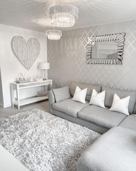 22+ Classy Grey Living Room Design Trends For 2024 - DrExplains Sophisticated Living Room Decor, Room Makeover Cozy, Silver Living Room Decor, Cozy Grey Living Room, Grey Living Room Ideas, Comfy Cozy Home, Silver Living Room, Modern Grey Living Room, Gray Living Room Design