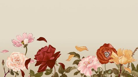 Desktop Wallpaper Floral Aesthetic, Desktop Wallpaper Floral, Ipad Homescreen Wallpaper Horizontal, Floral Laptop Wallpaper Hd, Autumn Aesthetic Wallpaper Desktop Hd, Fall Desktop Wallpaper, Dark Floral Desktop Wallpaper, Fall Desktop Backgrounds, Flower Desktop Wallpaper