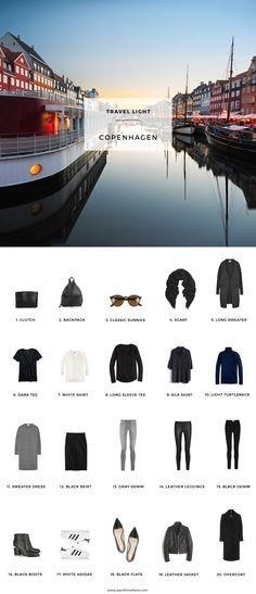 What to pack for Copenhagen, Denmark in the Fall. Includes carry-on travel light packing list. 20 items, 10 outfits, 1 carry-on. Fall packing list for… Fall Packing List, Lukas Graham, Fall Packing, Travel Light Packing, Anna Victoria, Winter Trip, Packing Ideas, Travel Capsule, Pack Light