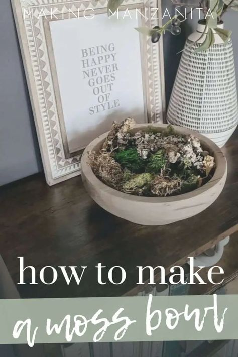 Add a touch of nature to your decor with our latest blog: 'How to Make DIY Moss Bowl'. Discover the steps to craft your own enchanting moss-filled masterpiece! Moss Bowl, Diy Moss, How To Make Diy, Spring Home Decor, Spring Home, Craft Tutorials, To Create, Craft Ideas, Bowl