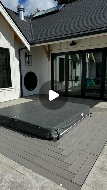 Alysha Bidwell on Instagram: "My husband came up with this option and I’m so glad we don’t have to look at a giant hot tub sitting on our back porch. This in ground option allows for a better eye line to the pool and it’s way easier to get in and out of from all sides.
.
.
#ingroundhottub #hottubs #patio #modernfarmhouse" Inground Hot Tub, I’m Ground Hot Tub, Vision Board Pictures, Laundry Room Remodel, Travel Brochure, Back Porch, Cool Eyes, Travel Aesthetic, Travel Essentials