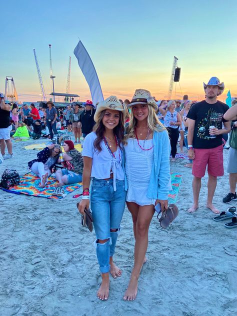 summer concert 
country beach Country Beach Concert Outfit, Beach Concert Outfit Music Festivals, Barefoot Country Music Fest Outfits, Country Music Concert Outfit Summer, Concert Tshirt Outfit, Country Music Festival Outfits Summer, Country Festival Outfit Summer, Country Concert Outfit Summer, Tshirt Outfit Summer