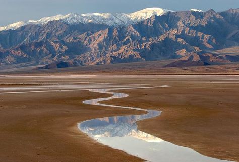 Desert Rivers | desert and rivers in the steppe the burning sands will become pools ... Forget The Former Things, Streams In The Desert, Rivers In The Desert, Dwelling On The Past, Scenic Photography, Spring Photos, Peace On Earth, The Desert, Nature Photos