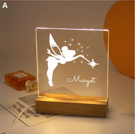 Fairy Night Light, Nursery Night Light, Star Night Light, Box Bedroom, Baby Night Light, 3d Lamp, Night Light Kids, Light Night, Bedroom Nursery