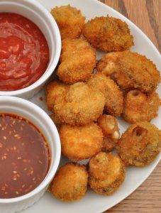 Air Fryer Breaded Mushrooms Air Fryer Recipe Champagne Food, Air Fryer Recipes Wings, Air Fryer Recipes Chips, Fried Mushroom Recipes, Air Fryer Recipes Low Carb, Breaded Mushrooms, Actifry Recipes, Air Fried Food, Air Fryer Oven Recipes