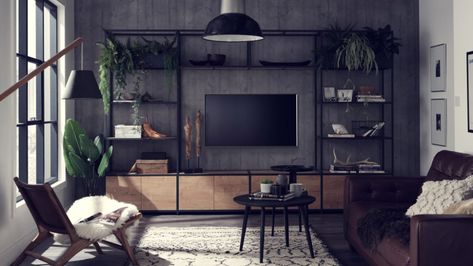 British brand Shelved has produced Shelved Modular Furniture, a storage furniture system that users can customise into multiple configurations. Tv Wall Ideas, Ikea Uk, Tv Storage Unit, Tv Fal, Wooden Wall Panels, Modular Shelving, Tv Wall Design, Modular Furniture, Wall Ideas