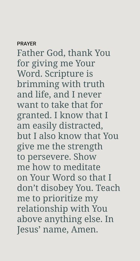 However, such Bible study must be more than just an absorbing of facts. We need to have the same attitude as that of the psalmist, who said: “In my heart I have treasured up your [Jehovah’s] saying, in order that I may not sin against you.” (Psalm 119:11) How can you ‘treasure up’ Jehovah’s word? After reading the Bible and related publications of the “faithful and discreet slave,” ask yourself: Just how valuable is this counsel? Would it help me to please Jehovah and avoid needless heartache? Morning Declarations, Thankful Prayers, Bible Tips, Prayer Walk, Family Prayers, Keeping Faith, Psalm 119 11, Reading The Bible, Prayer Time