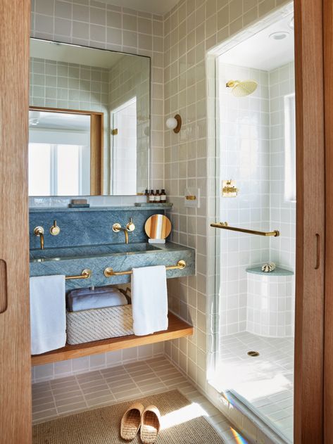 Hotel Joaquin, Robert Mckinley, Bathroom Goals, Design Hotel, Bathroom Inspo, Custom Made Furniture, Hotels Design, Guest Suite, Laguna Beach