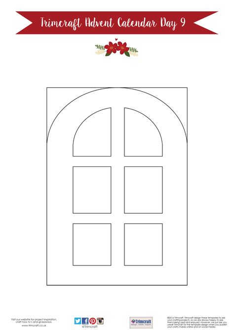 Printable Window Templates, Window Templates Free Printable, Window Template, Origami Shirt, Felt Templates, Diy Plaster, House Template, Elf House, Bird Crafts