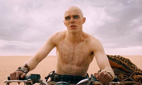 Nicholas Hoult from Mad Max Fury Road my new crush <3 Mad Max Road, Imperator Furiosa, The Road Warriors, Nicholas Hoult, Bald Man, Mad Max Fury, Mad Max Fury Road, Fury Road, Mark Ruffalo