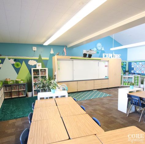 Student Book Boxes, Teacher Desk Areas, Laura Santos, Personal Workspace, Classroom Tour, Library Organization, Garage Sale Finds, Library Shelves, Old Desks