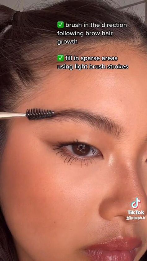 How To Do Straight Eyebrows Tutorial, How To Do Your Brows With Brow Gel, Brow Grooming Tutorial, Soft Brow Makeup, How To Perfect Eyebrows, How To Fluffy Brows, Eyebrow Makeup For Sparse Eyebrows, Sparse Eyebrows Natural, How To Do Eyebrows When You Have None