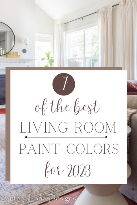 Family Room Neutral Colors, White Color For Living Room, Family Room Colors Ideas, Light Paint Colours For Living Room, Kitchen Living Room Wall Color, Best Wall Colors 2023, Light Wall Paint Colors Living Rooms, Repaint Living Room Walls, Trendy Living Room Paint Colors 2023