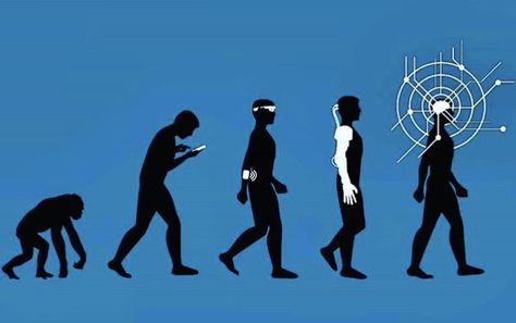 Transhumanism Technology, Future Human Evolution, Evolution Illustration, Evolution Technology, Human Transformation, Evolution Of Technology, Technological Singularity, Evolution Art, Technology Posters