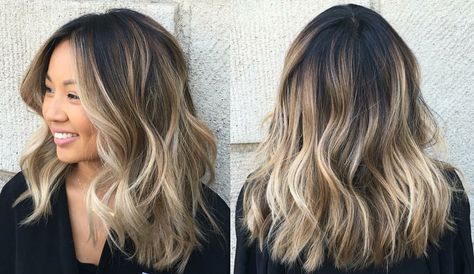 Lived In Blonde Asian Hair, Hair For Dark Skin Tone, Asian Blonde Balayage, Asian Bayalage Hair, Asian Hair Highlights, Balayage Asian Hair, Asian Balayage, Hair Colour Trends, Beer Cookies