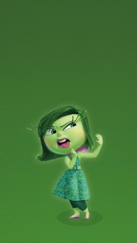 Disgust Inside Out Wallpaper, Disgust Wallpaper, Disgust Inside Out, Disgust Inside Out Aesthetic, Emotions Wallpaper, Inside Out Disgust, Inside Out Emotions, Inside Out Characters, Animation Camera