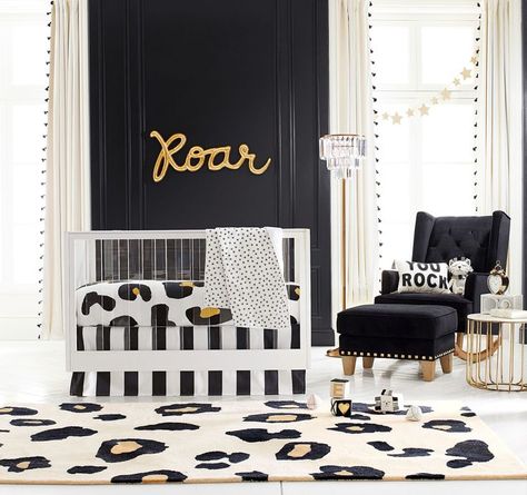 Leopard Nursery, Pottery Barn Nursery, Black And White Nursery, Beach Nursery, Natural Nursery, Minimalist Nursery, Gold Nursery, Easy Decor, Baby Boy Bedding