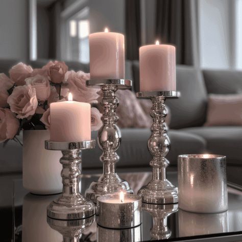 13 Stunning Ideas For Glam Decor On A Budget ~ Living Room & Bedroom Edition - Your Home Inspo Glam Home Decor, Glam Decor On A Budget, Glam Fireplace, Glam Apartment Decor, Diy Glam Decor, Glam Bedroom Ideas, Glam Apartment, Glamorous Interior Design, Glam Interior Design