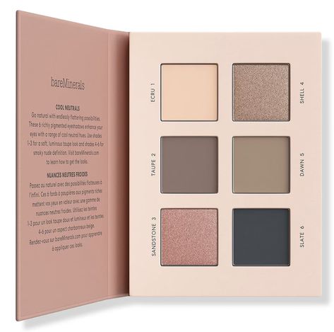 Creamy Eyeshadow, Rose Taupe, Best Eyeshadow Palette, Copper And Pink, Batons Matte, Best Eyeshadow, Beauty Make-up, Mineral Pigments, Bare Minerals