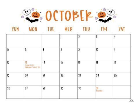 Choose from 107 October 2025 calendars to plan out and fully enjoy everything fall has to offer including Halloween! Print from home! 100% FREE! October Sun, Everything Fall, Home Management, Calendar Printables, From Home, Free Printables, Google Images, How To Plan, Halloween