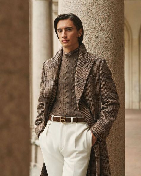 Ralph Lauren Purple Label Pre Spring 2024 3 2 Ralph Lauren Fall, Ivy League Style, Ralph Lauren Menswear, Fashion Friday, Winter Outfits Men, Purple Label, Ralph Lauren Purple Label, Ralph Lauren Outfits, Blazer With Jeans