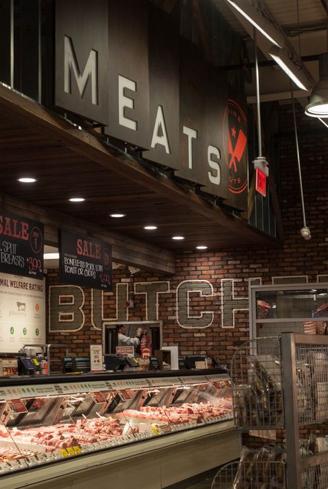 Butcher Store, Meat Store, Shoe Store Design, Grocery Market, Grocery Store Design, Meat Shop, Supermarket Design, Butcher Shop, Retail Store Design