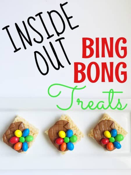 Inside Out Bing Bong, Bing Bong Inside Out, Kids Food Crafts, Movie Inside Out, Peanut Candy, Bing Bong, Newborn Feeding, Krispy Treats, Disney Inside Out