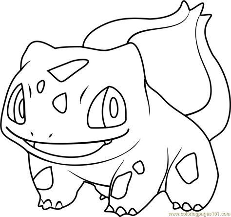 Bulbasaur Pokemon Pokemon Colouring In Pages, Bulbasaur Lineart, Pokemon Color Pages, Bulbasaur Coloring Page, Pokemon Colouring Printables, Pokemon Line Art, Pokemon Outline, Chilli Ideas, Bulbasaur Drawing