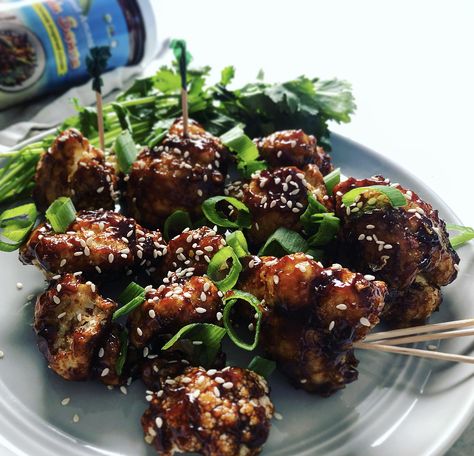 Air Fryer Sticky Asian Cauliflower Wings Best Air Fryer Cauliflower, Asian Cauliflower, Appetizers Vegetarian, Air Fryer Cauliflower, Cauliflower Wings, Head Of Cauliflower, Best Air Fryers, Vegetarian Recipe, Hoisin Sauce