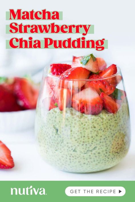 Strawberry Chia Pudding, Chai Seed, Chia Seed Pudding Recipe, Matcha Strawberry, Chia Pudding Recipe, Chia Seed Recipes Pudding, Chia Seed Recipes, Seed Recipes, Chia Pudding Recipes