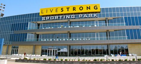 LIVESTRONG Sporting Park, home to Sporting Kansas City soccer, KCK Sporting Kc, Football T Shirts, Mls Soccer, Cleats Football, Soccer Stadium, Sport Park, Sporting Kansas City, Watch Football, I Watch