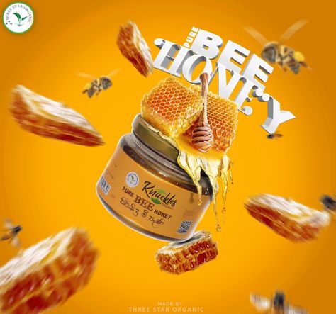 Honey Social Media Post, Honey Graphic Design, Honey Creative Ads, Honey Ads, Shampoo Advertising, Honey Poster, Honey Crunch, Honey Images, Honey Store