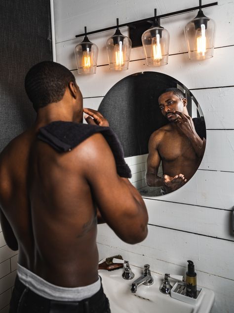 Unleash your confidence with Michael Strahan™ skin and shave. Dive into a world where skincare meets strength, designed to empower every stride you take. #RaiseYourGame #ConfidenceUnleashed⁠

Available on @amazon Men Skincare Aesthetic, Male Bathroom, Men Skincare, 2025 Moodboard, Black Men Beards, Men Beard, Girl Aesthetics, Michael Strahan, Glo Up