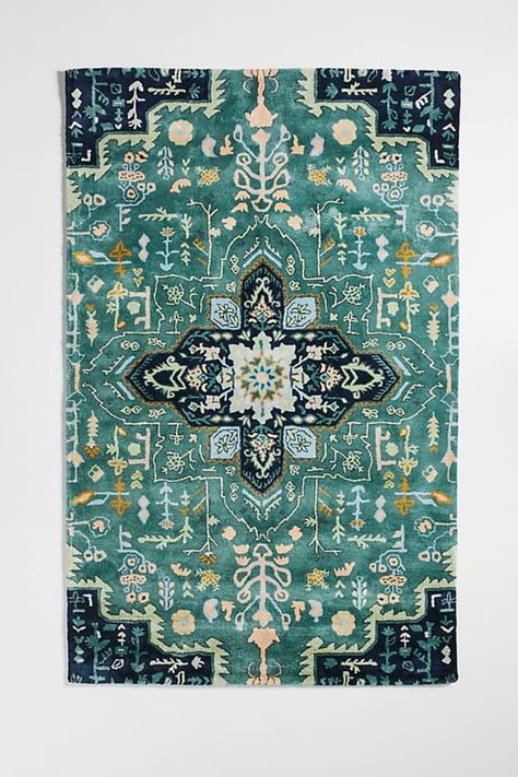 10 Colorful Maximalist Rugs - West Elm, Anthropologie, Rugs USA | Apartment Therapy Area Rug Pad, Hanging Furniture, Traditional Persian Rugs, Viscose Rug, Natural Fiber Rugs, The Grove, Hanging Mirror, Bedroom Carpet, Hand Tufted Rugs