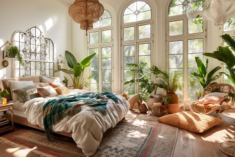 Free People Bedroom, Mediterranean Bedroom Ideas, Style Deco, Dream House Rooms, Dream Room Inspiration, Dream House Interior, Dream House Decor, Dream Home Design, House Rooms