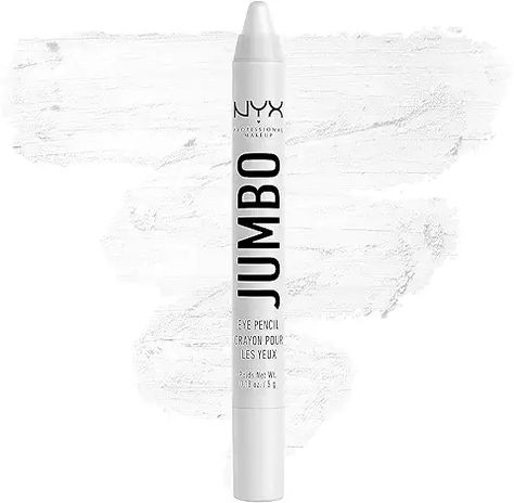 Eyeliner Crayon: This blendable radiant eyeliner crayon is a total triple threat; Use your Jumbo Eyeliner Pencil as a creamy eyeshadow, eyeliner and highlighter; Apply it to your water lines, inner corners and entire eye lid for a pop of intense color
Smooth and Versatile: This creamy eye liner pencil glides on effortlessly, no pulling, tugging or fading; Apply it as an eyeshadow, highlighter, or eyeliner and choose from a rainbow of vivid hues in multiple finishes from matte to metallic Stick Eyeliner, Nyx Jumbo Eye Pencil, Jumbo Eye Pencil, Creamy Eyeshadow, Milk Packaging, Cute Eyeshadow Looks, Eyeshadow Pencil, Eyeshadow Stick, Eyeshadow Eyeliner